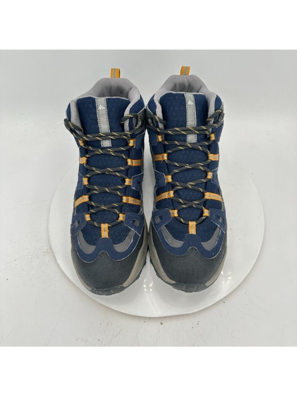 Quechua Arpenaz 100 MID WP Men Size 10 Dark Blue Waterproof Hiking Shoes - Picture 3 of 12